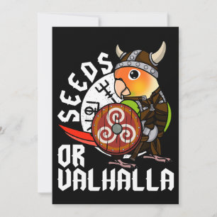 Invitación Semillas O Valhalla I Viking Parrot I Pineapple Co