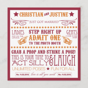 Invitación Señalización del cuerpo fotográfico