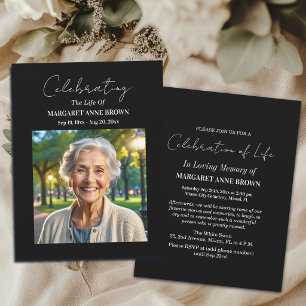 Invitación Sencilla Celebración De La Vida Foto 