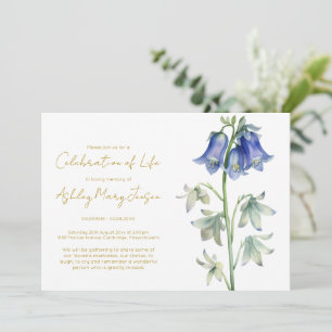 Invitación Sencilla Celebración de la Vida Funeral de Campani