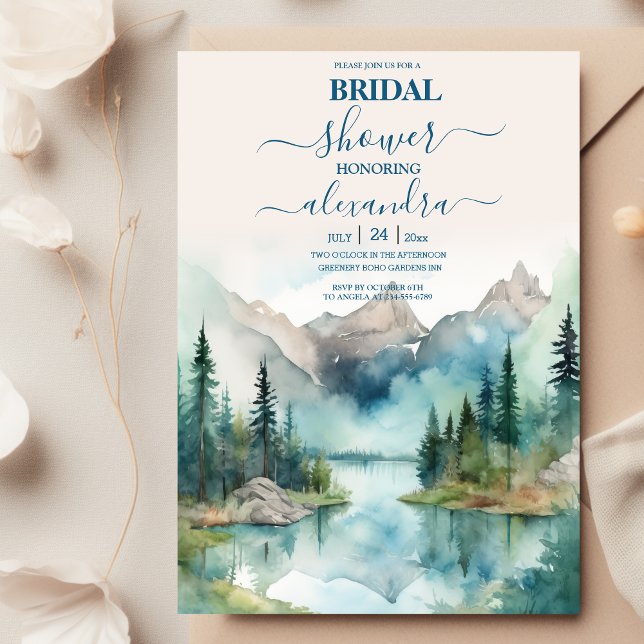 Invitación Sencilla ducha de novia floral (Subido por el creador)