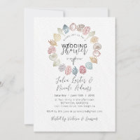 Sencilla ducha Wreath Wedding