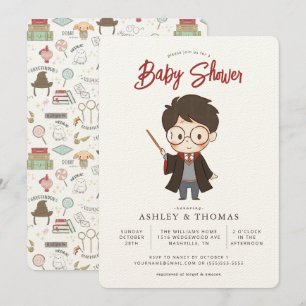 Invitación Sencilla Fiesta de Bienvenida de Harry Potter para