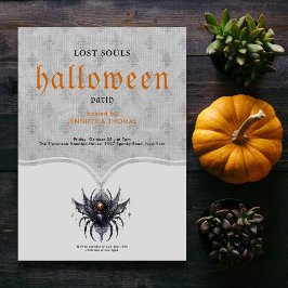 Invitación Sencilla fiesta gótica de Halloween