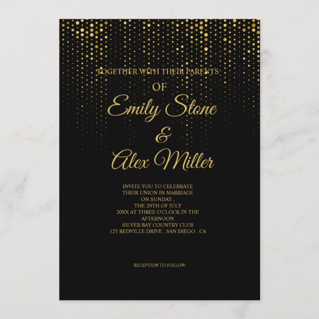 Invitación Sencilla foto de Personalizado Minimalista elegant (Anverso)