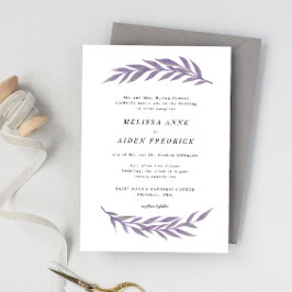 Invitación Sencilla sucursal Formación Primavera Boda