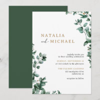 Sencilla vegetación eucalipta moderna | Boda Casua