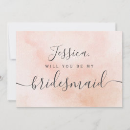 Invitación Sencilla y elegante acuarela estética mi dama de h