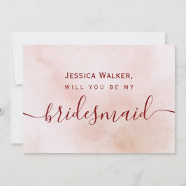 Invitación Sencilla y elegante acuarela estética mi dama de h