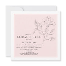 Sencilla Y Elegante Ducha Bridal Floral Blanco Ros