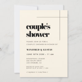 Invitación Sencilla y elegante ducha de moda