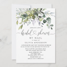 Invitación Sencilla Y Elegante Ducha Eucalyptus BRIDAL Por Co