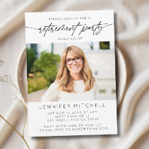 Sencilla y elegante foto del Fiesta de retiro de g