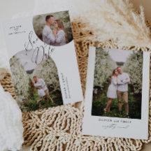 Sencilla y moderna foto en círculo de arco Guardar