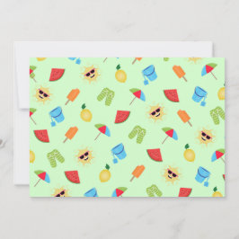 Invitación Sencillamente verano