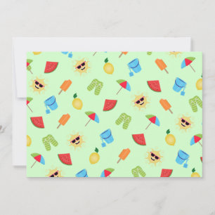 Invitación Sencillamente verano