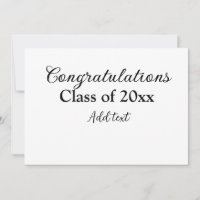 Sencillas felicitaciones por graduación mínima aña