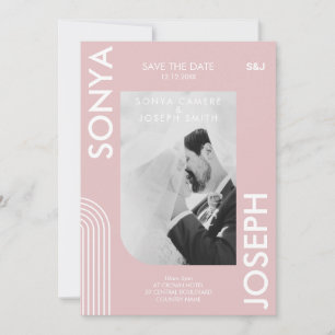 Invitación Sencillo color Elegante texto y foto Guardar la fe