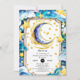 Invitación Sencillo cumpleaños lunar