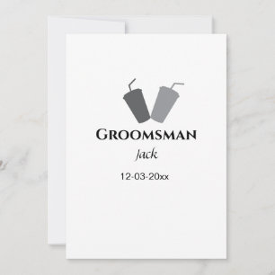 Invitación SENCILLO MINIMAL añade tu nombre padrino personali