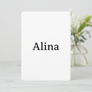 Invitación Sencillo Negocio Profesional Redondeado 5" x 7"