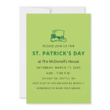 Sencillo y elegante Día de Sta Patrones