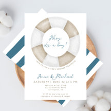 Sencillo y elegante: es un Baby Shower de chico li