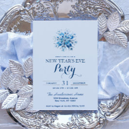 Invitación Sencillo y elegante Fiesta del Año Nuevo