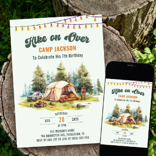 Invitación Senderismo por acampada en la Séptima Fiesta de Cu