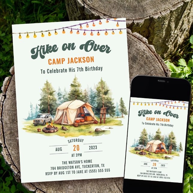 Invitación Senderismo por acampada en la Séptima Fiesta de Cu (Subido por el creador)