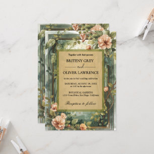 Invitación Sendero del Bosque Encantado de la Flor Mágica de