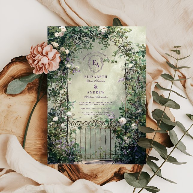 Invitación Sendero forestal encantado Boda romántico (Subido por el creador)