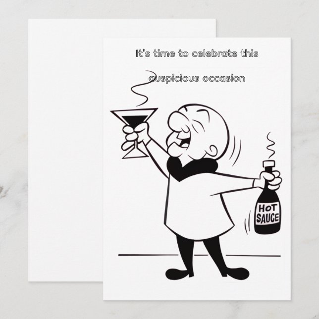 Invitación Señor Magoo (Anverso / Reverso)