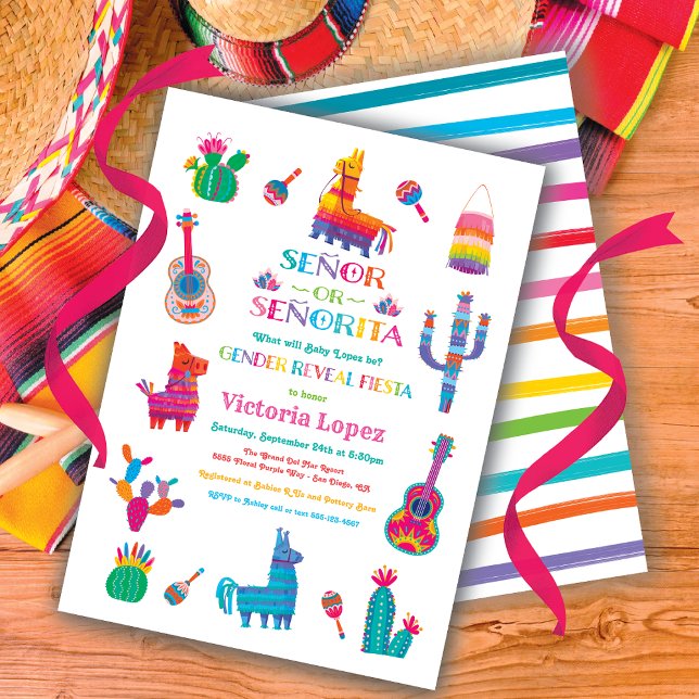 Invitación Señor o señorita Género revelan Fiesta Baby Shower (Subido por el creador)