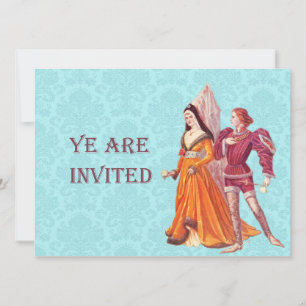 Invitación Señor y Señora Medievales