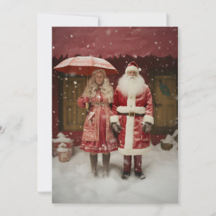 Invitación Señor y Señora Santa Claus