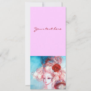 Invitación SEÑORA POMPADOUR , Fiesta de disfraces de lujo dor