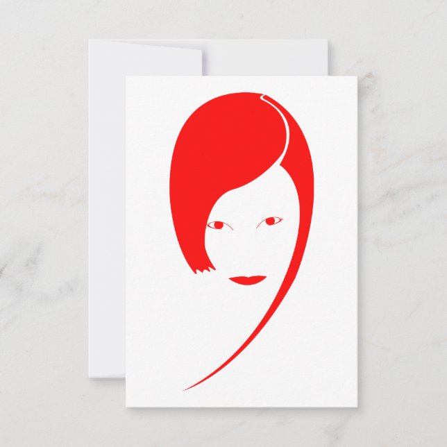 Invitación señora roja (Anverso)