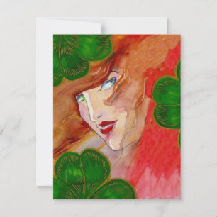 INVITACIÓN SEÑORA SUERTE EN EL ROPA. FIESTA DEL DÍA DE PATRIC