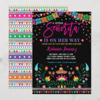 Senorita Fiesta Baby Shower Floral Mexicana