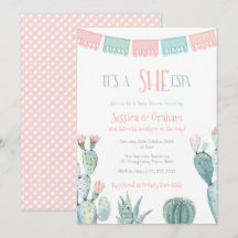 Señorita She-ESTA Little Girl Baby Shower Fiesta