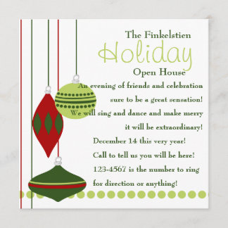 Invitación Sensación de ornamentos