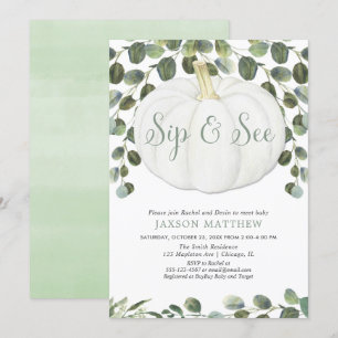 Invitación Sensación neutra de género y ver ducha de bebé de