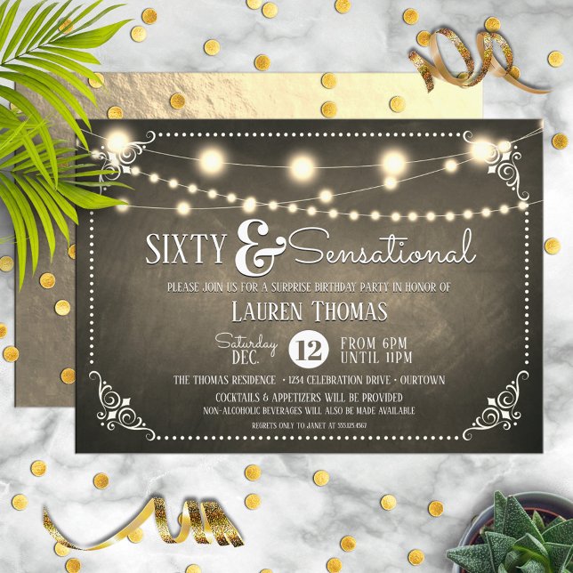 Invitación Sensacional Fiesta de Cumpleaños de Sorpresa en Se (Subido por el creador)