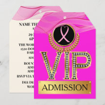 Sensibilización VIP sobre el cáncer de cinta rosad