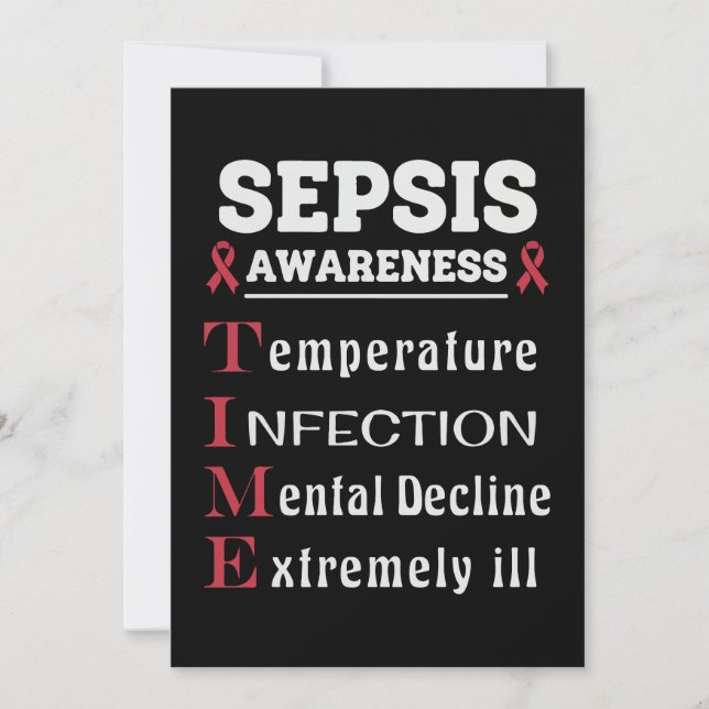 Invitación Sepsis Awareness T.I.M.E. Guide (Anverso)