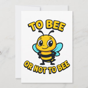 Invitación Ser abeja o no ser abeja