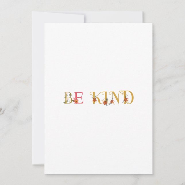 Invitación Ser amable (Anverso)