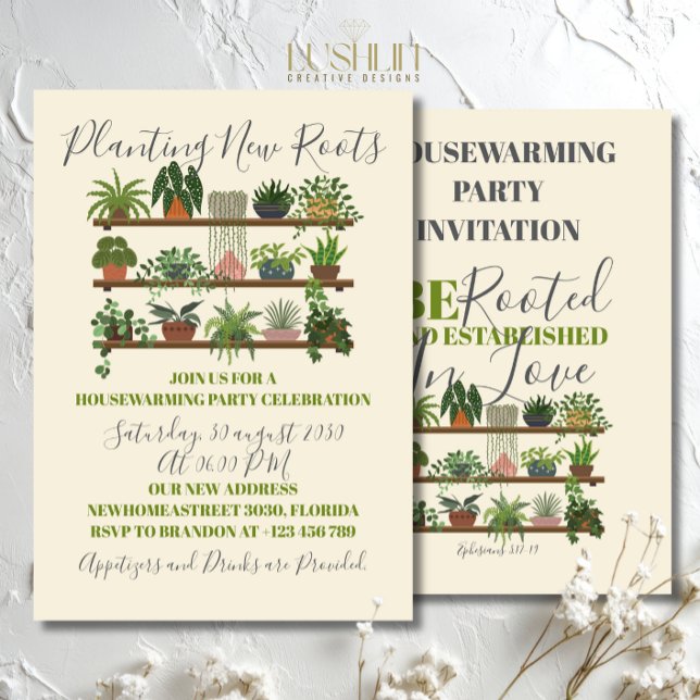 Invitación Ser arraigado y establecido en el amor Calentamien (Subido por el creador)