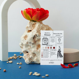 Invitación Ser mi sirvienta de la propuesta del calendario de